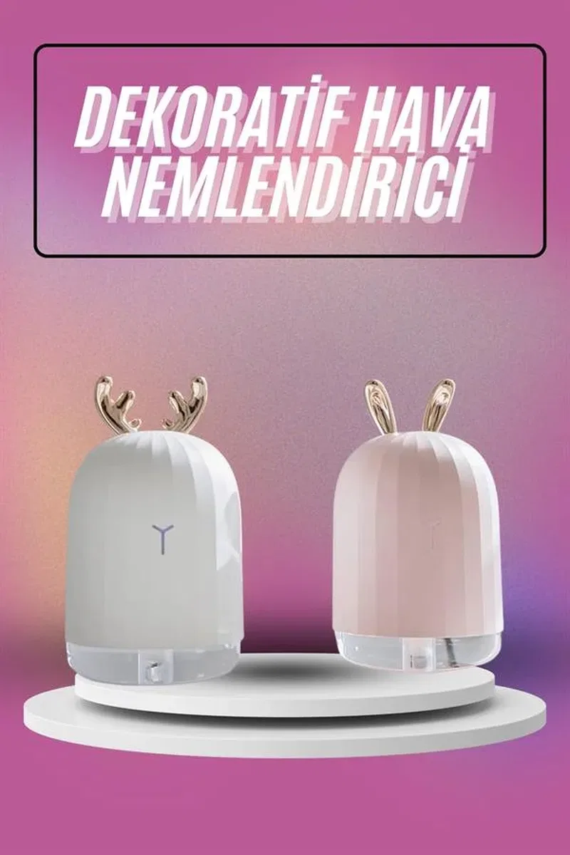 Hava Nemlendirici Ultrasonik Aromaterapi Difüzör Tavşan Nemlendirici görsel 2