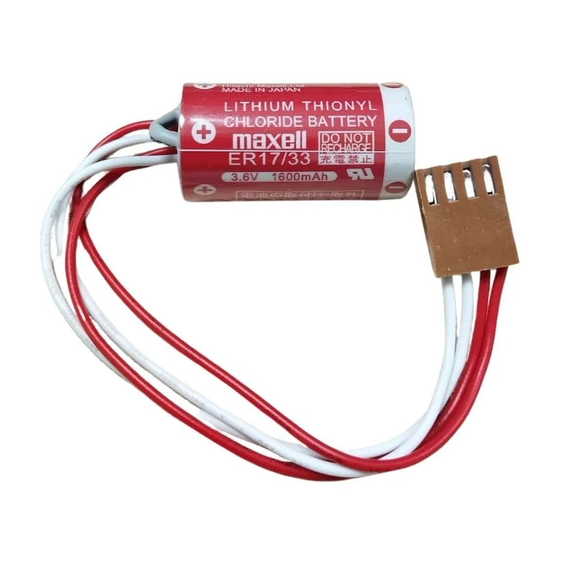 Maxell Er17/33 3. 6v 2/3a 4 Pın Size Lithium Pil - Kahverengi Soket
