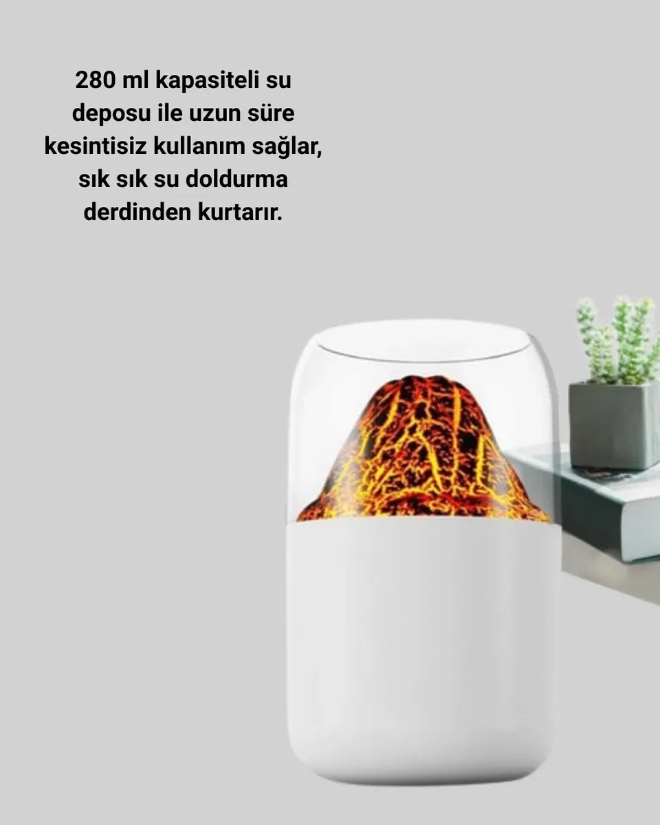 Aromaterapi Difüzörlü Sessiz Çalışan Hava Nemlendirici görsel 3