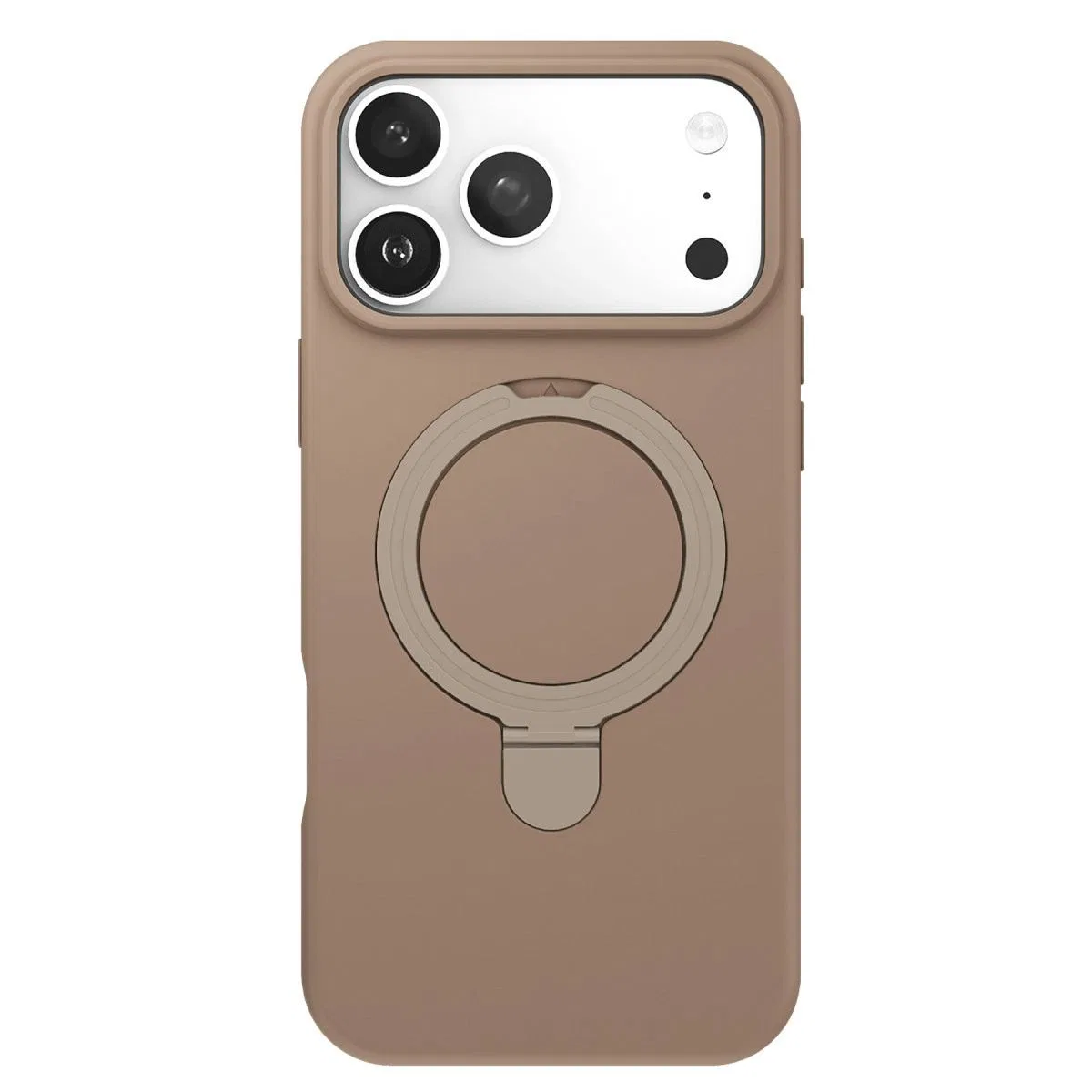 Apple İphone 17 Pro Regal Magsafe Standlı Kapak - Çöl Titanyum görsel 2