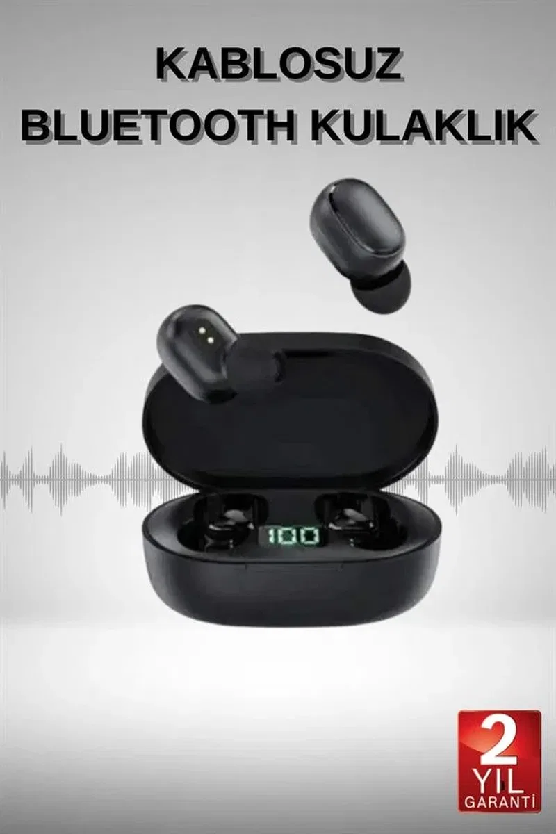Bluetooth Kulaklık Dijital Göstergeli Yüksek Ses Kaliteli Uzun Pil Ömrü görsel 2