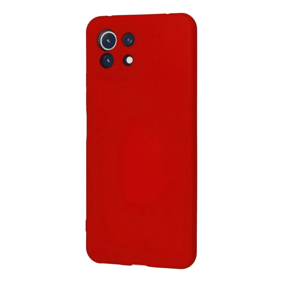 Xiaomi Mi 11 Lite Kılıf Nano İçi Kadife Silikon - Kırmızı görsel 3