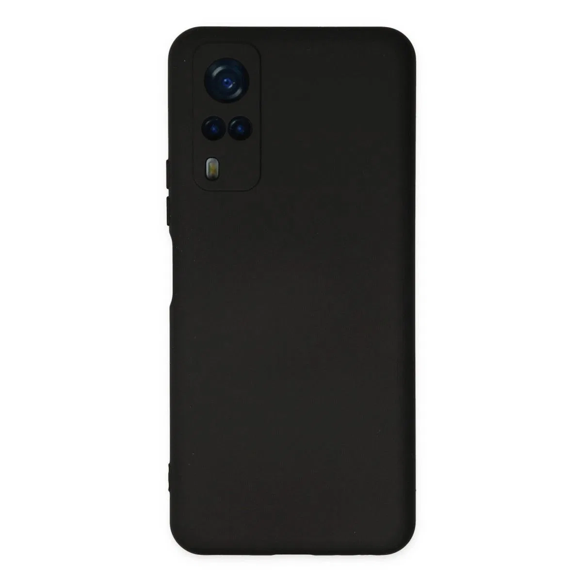 Vivo Y53s Kılıf Nano İçi Kadife Silikon - Siyah görsel 2