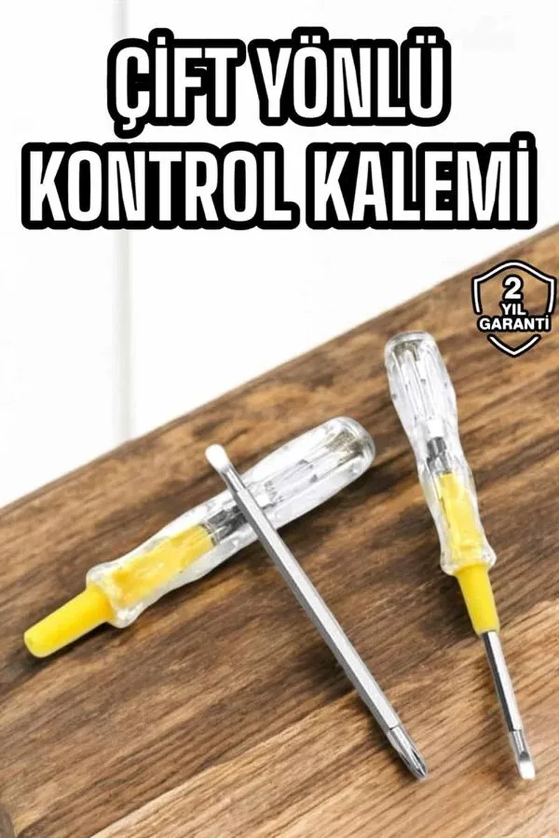 Kontrol Kalemi Nikel Kaplama Çift Başlıklı Test Cihazı görsel 2