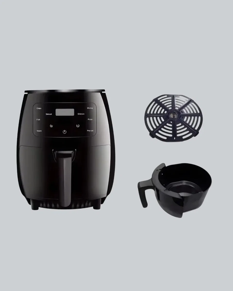 2400W Güçlü Airfryer 6L Yağsız Sağlıklı Pişirici LCD Dokunmatik görsel 2