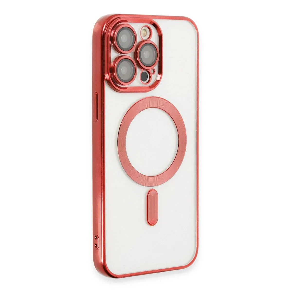 Apple İphone 14 Pro Kılıf Kross Magneticsafe Kapak - Kırmızı görsel 2