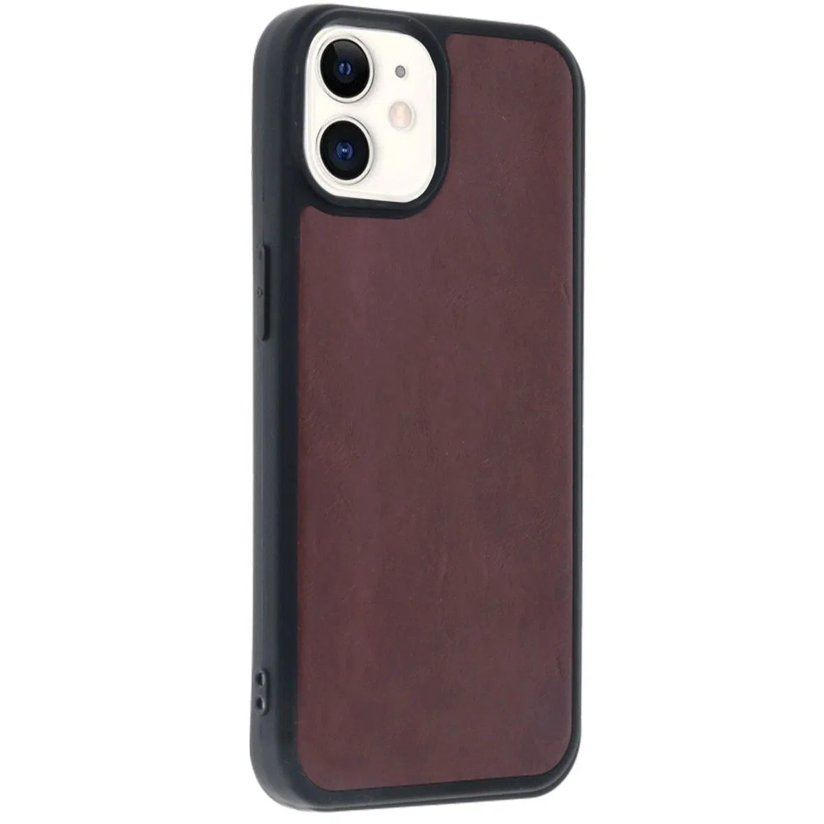 Apple İphone 11 Kılıf Aras Deri Kapak - Bordo görsel 2