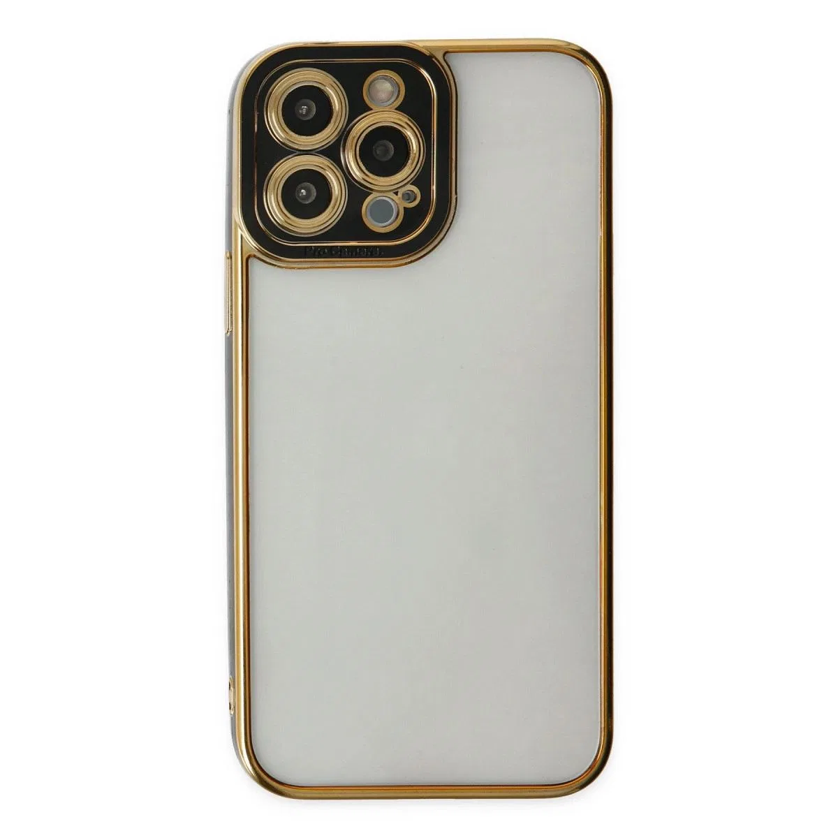 Apple İphone 14 Pro Kılıf Liva Lens Silikon - Siyah görsel 2