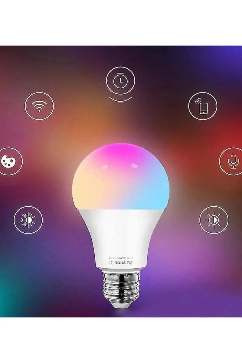 Akıllı Rgb Led Lamba Ampul 9w 50hz 800 Lümen görsel 3