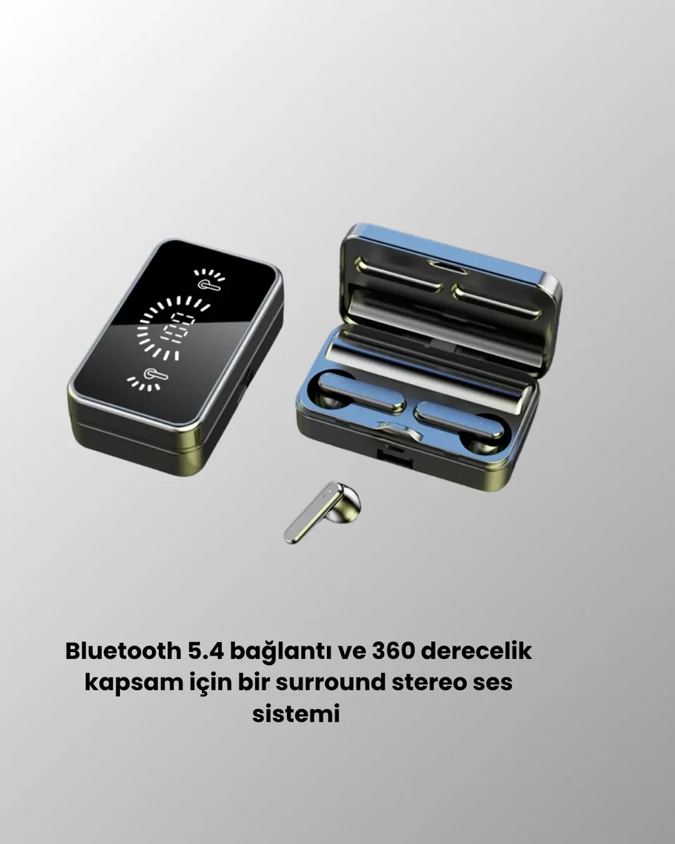 Bluetooth 5. 1 Destekli bluetooth kulaklık – ANC ve Stereo Sesli görsel 5