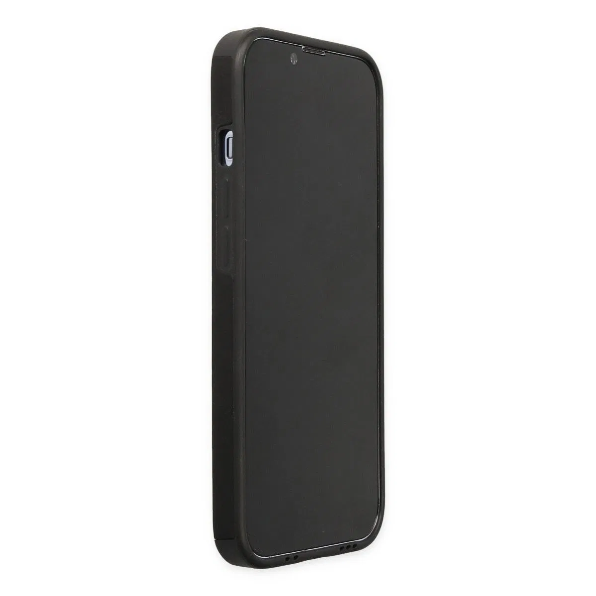Apple İphone 13 Pro Kılıf Mega Standlı Silikon - Siyah görsel 6