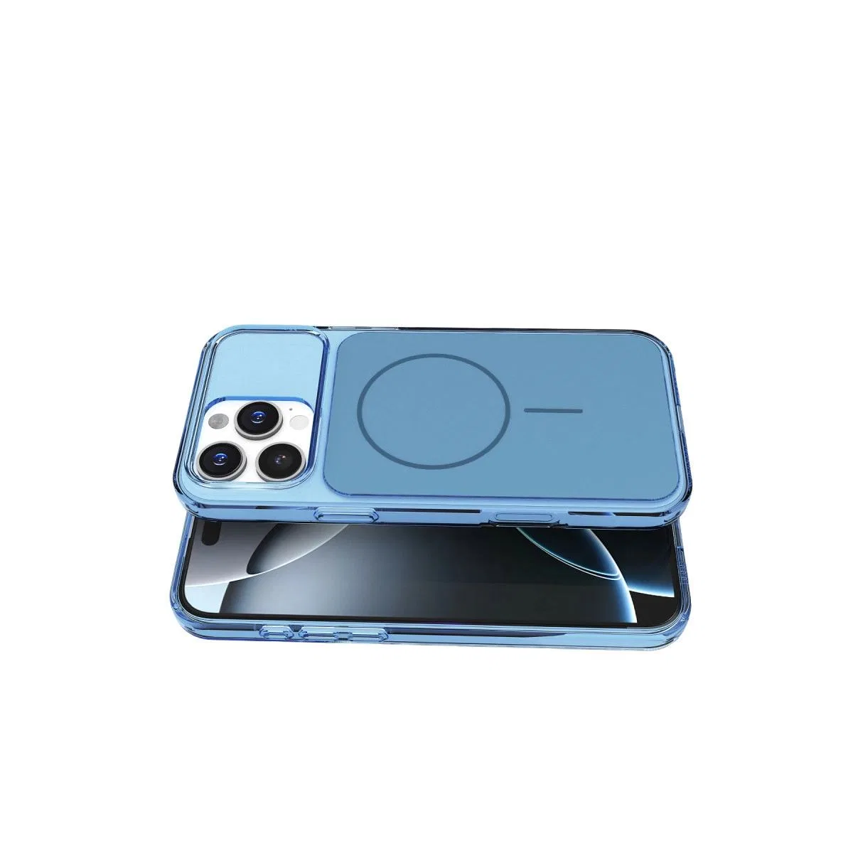 Joko Apple İphone 16 Pro Max Bruma Magsafe Kapak - Mavi görsel 3