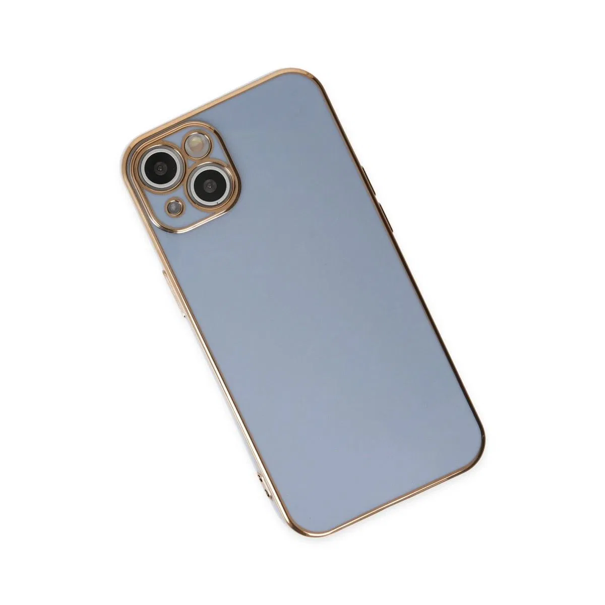 Apple İphone 14 Kılıf Volet Silikon - Mavi görsel 3