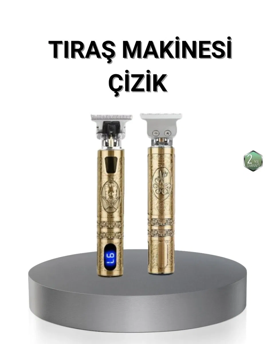 Kablosuz Şarjlı Profesyonel Tıraş Makinesi – 1800 Mah Lityum Pil