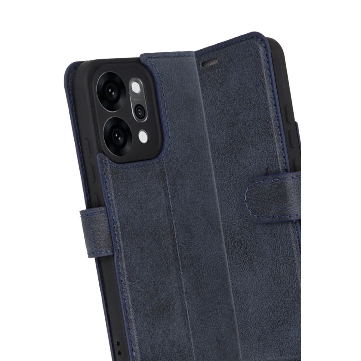 Oppo Reno 14 Trend S Plus Kapaklı Kılıf - Lacivert görsel 3