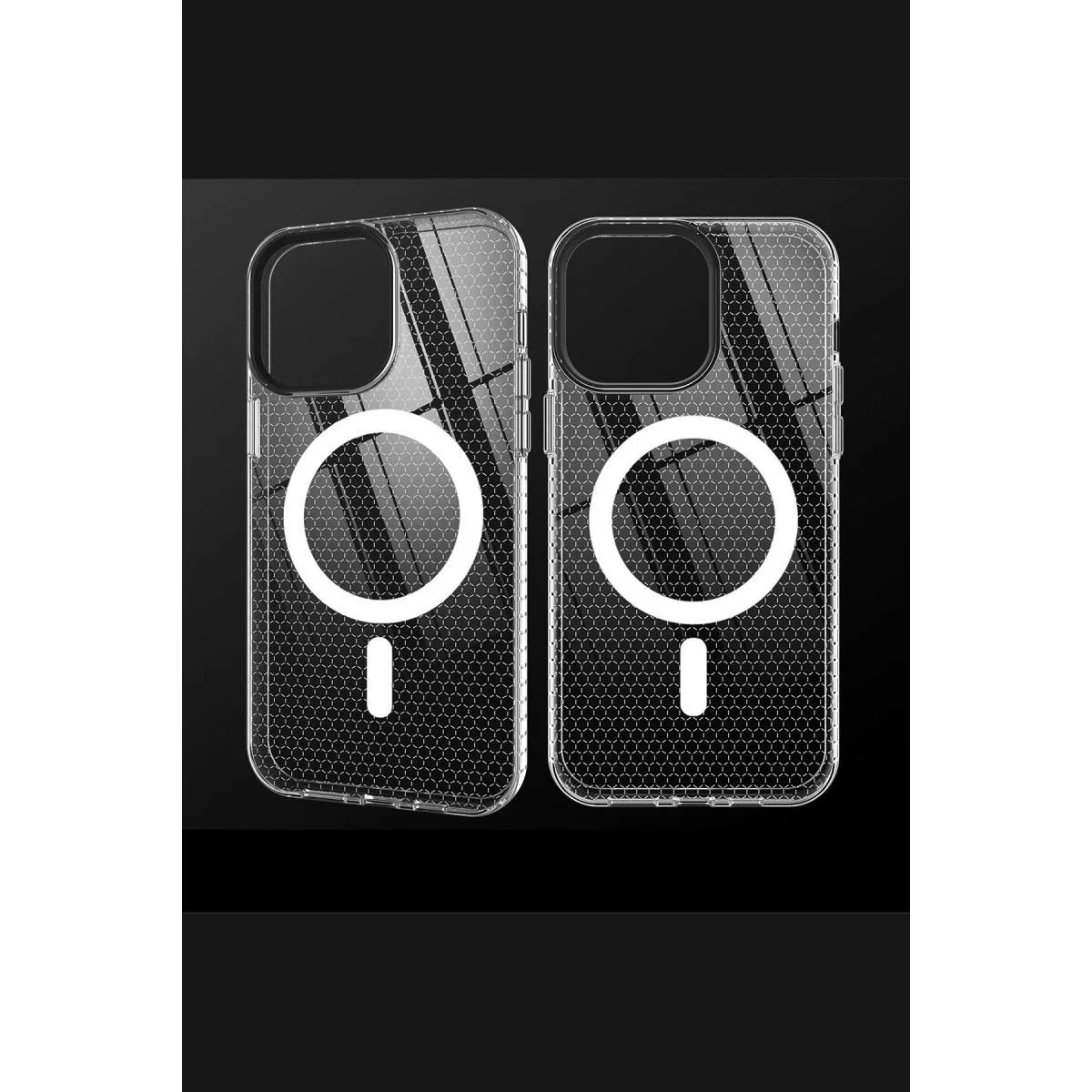 Apple İphone 13 Pro Kılıf Beta Magneticsafe Silikon - Şeffaf görsel 8