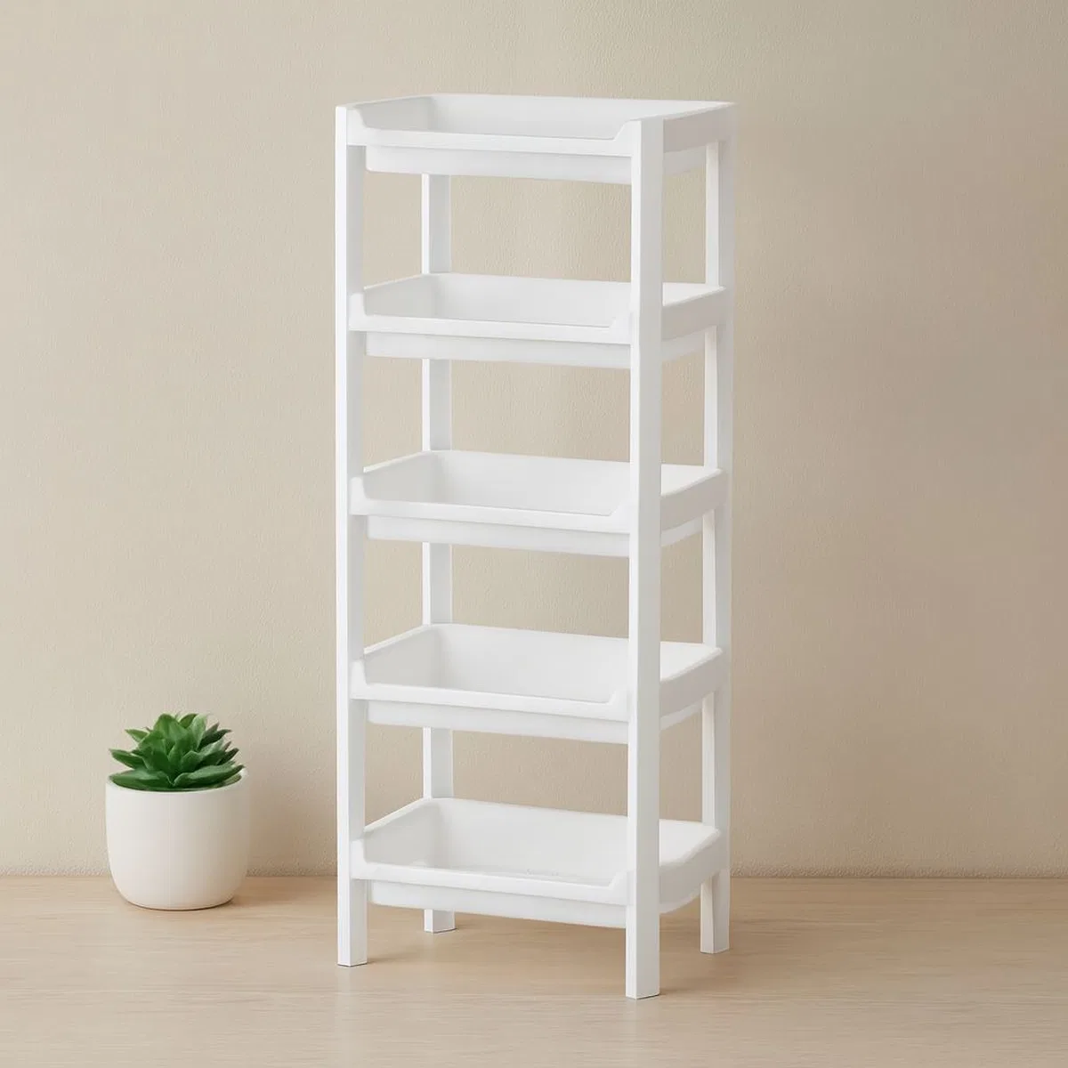 5 Katlı Geniş Sepet Raf Organizer (355x220x870 mm)