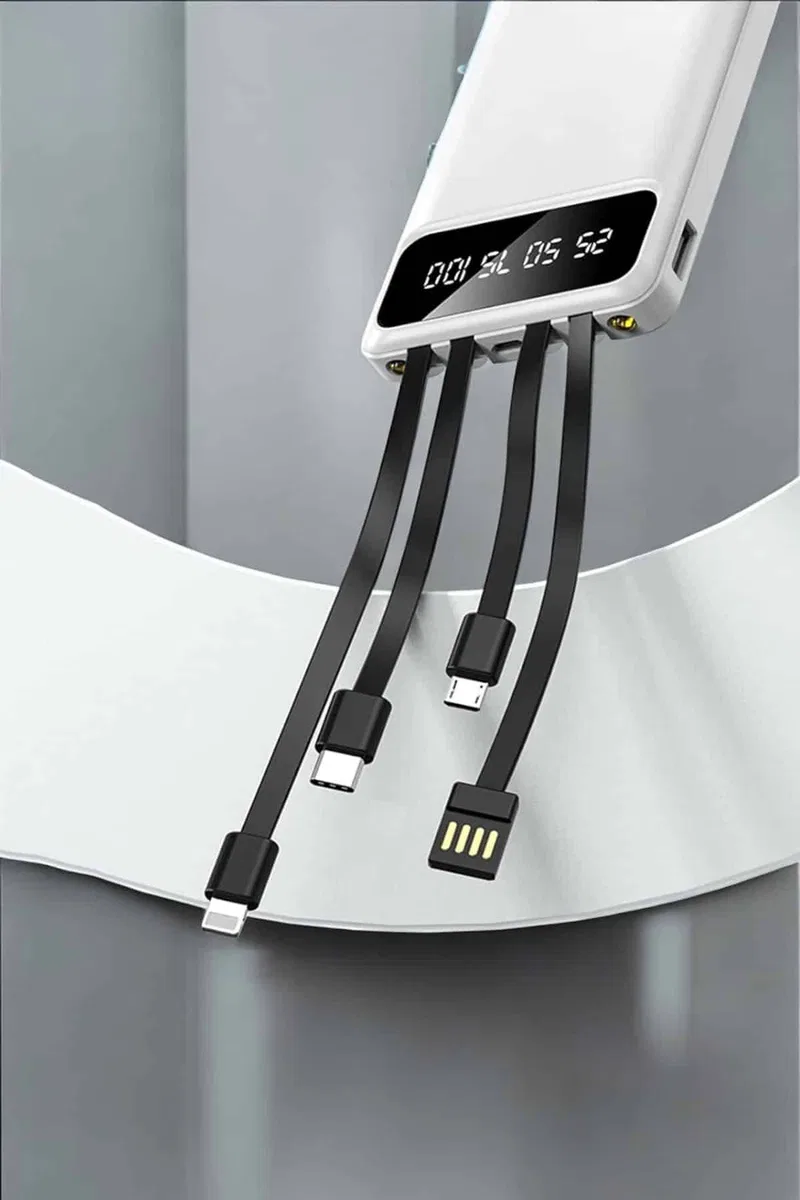 Powerbank 20. 000 Mah LCD Ekran USB Lightning Type-C Uyumlu İOS ve Android görsel 5