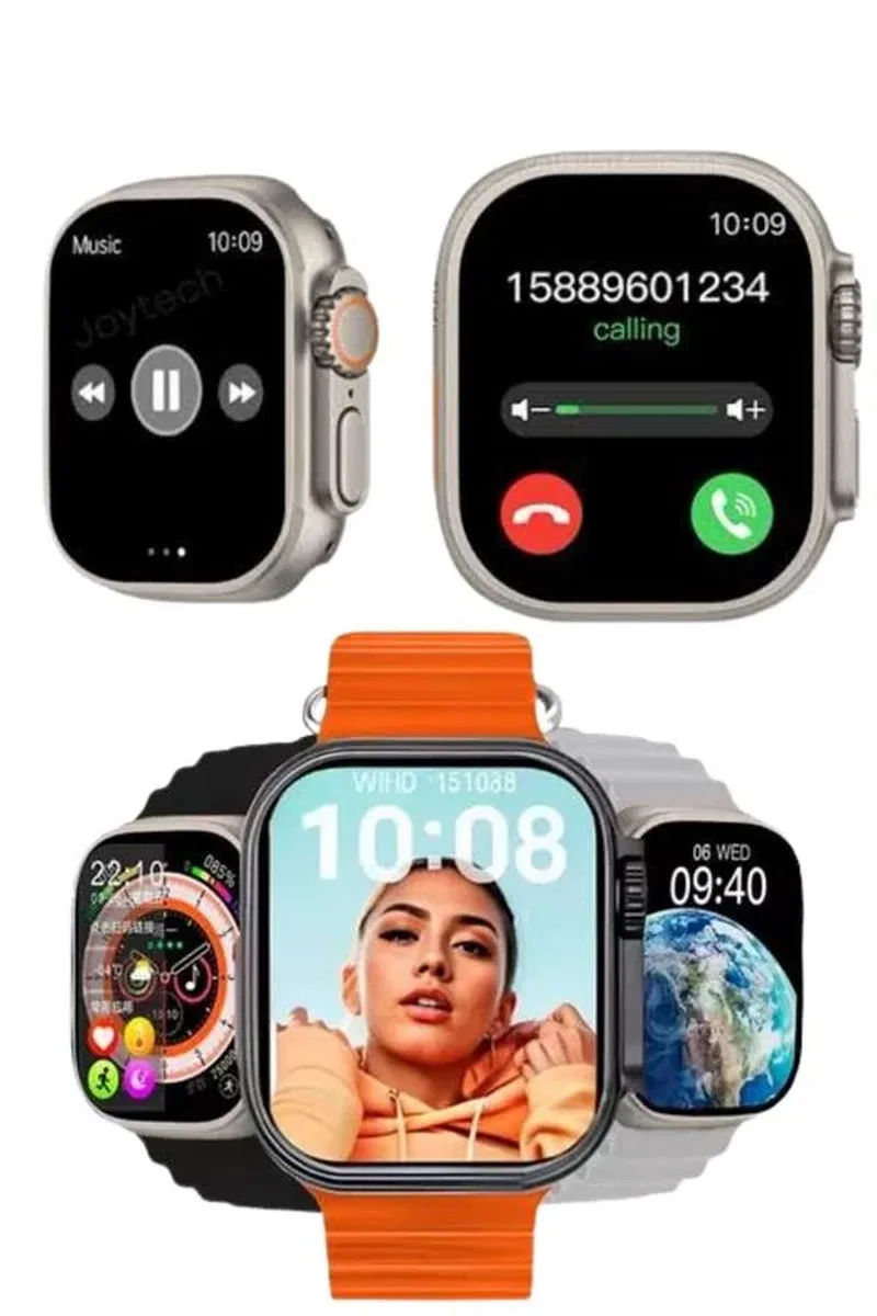 Akıllı Saat Çok Fonksiyonlu Unı Sosyal Medya Girişli Bluetooth Bağlantılı görsel 3