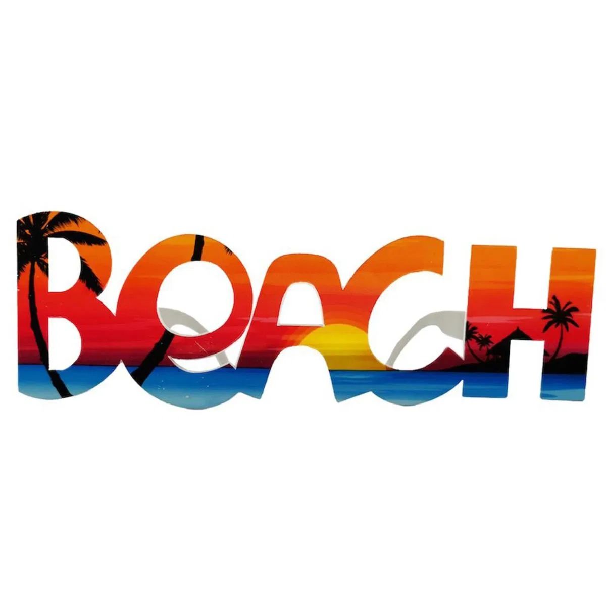 Beach Yazılı Parti Gözlüğü Yaza Merhaba Hawaii Show Gözlüğü 19x6 Cm görsel 2