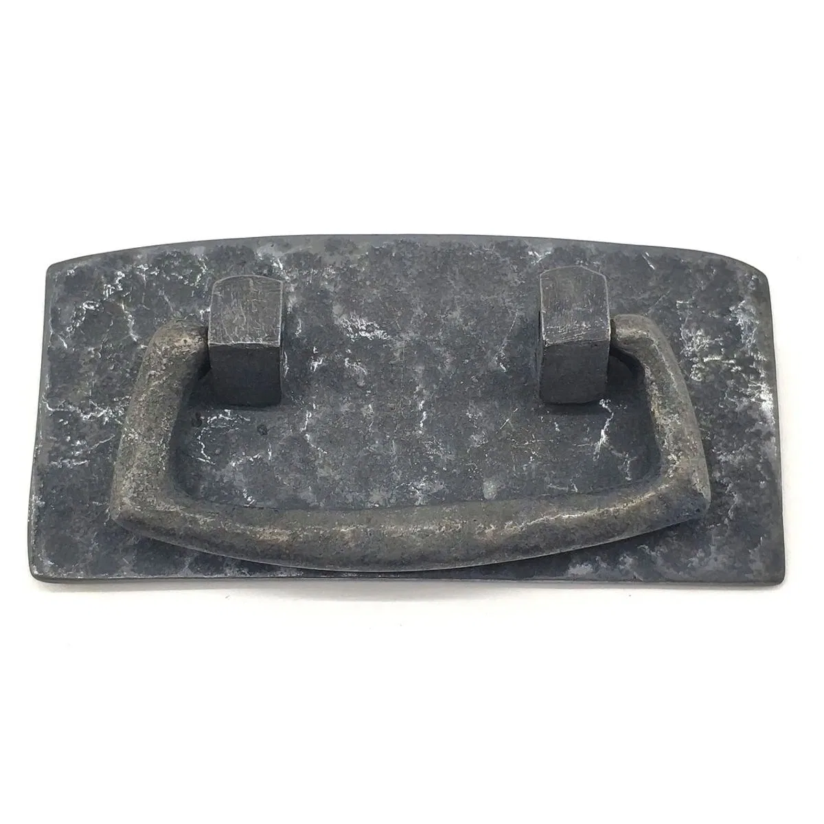 Antika Tarz Dekoratif Pirinç Otantik Dövme Kapı Kulbu - 45x90 Mm, Oksit