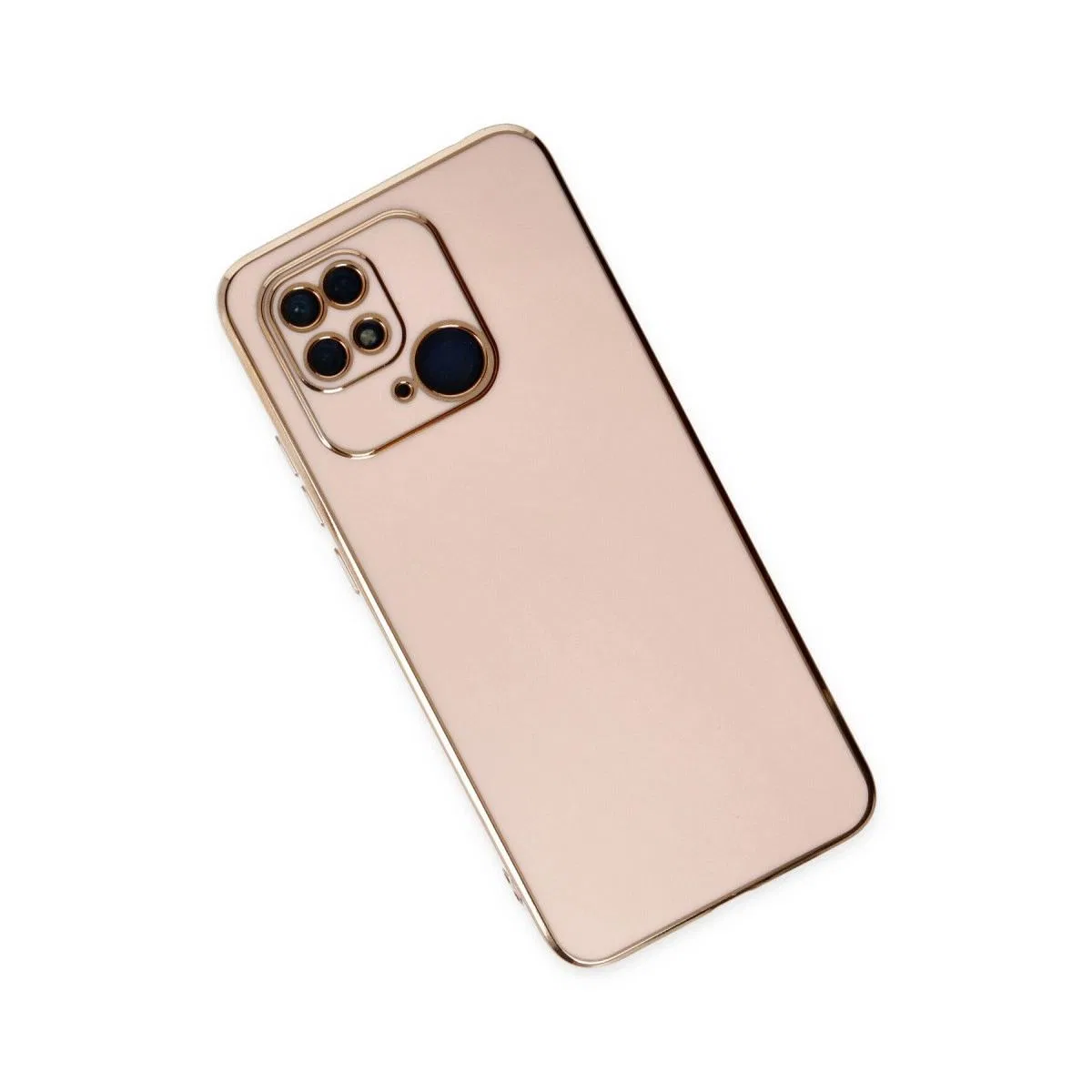 Xiaomi Redmi 10c Kılıf Volet Silikon - Pembe görsel 3