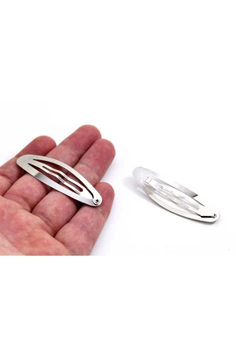15 Adet Metal Çıt Çıt Toka 5 cm mudanis görsel 2