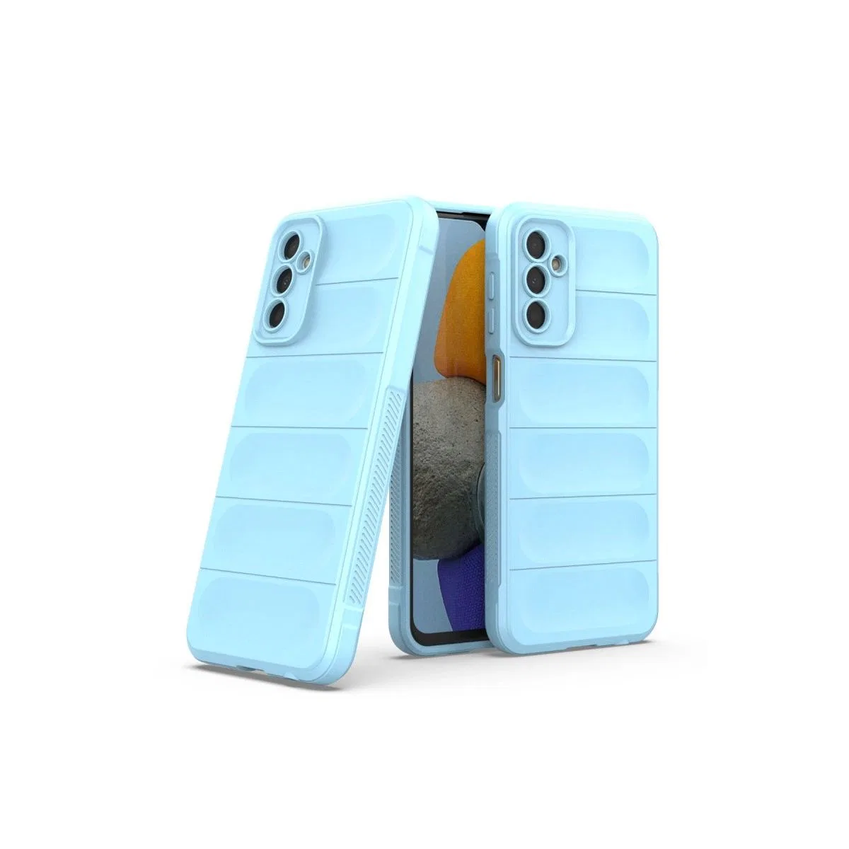 Samsung Galaxy M23 Kılıf Optimum Silikon - Sky Blue görsel 2