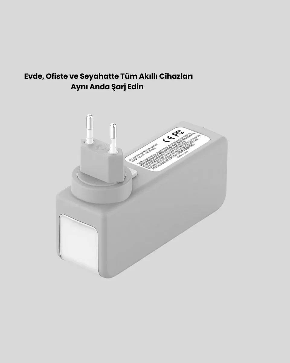 Zaman Kontrollü Şarj Cihazı 30W Hızlı Şarj ve Çoklu USB Çıkışı Yeni Nesil görsel 2