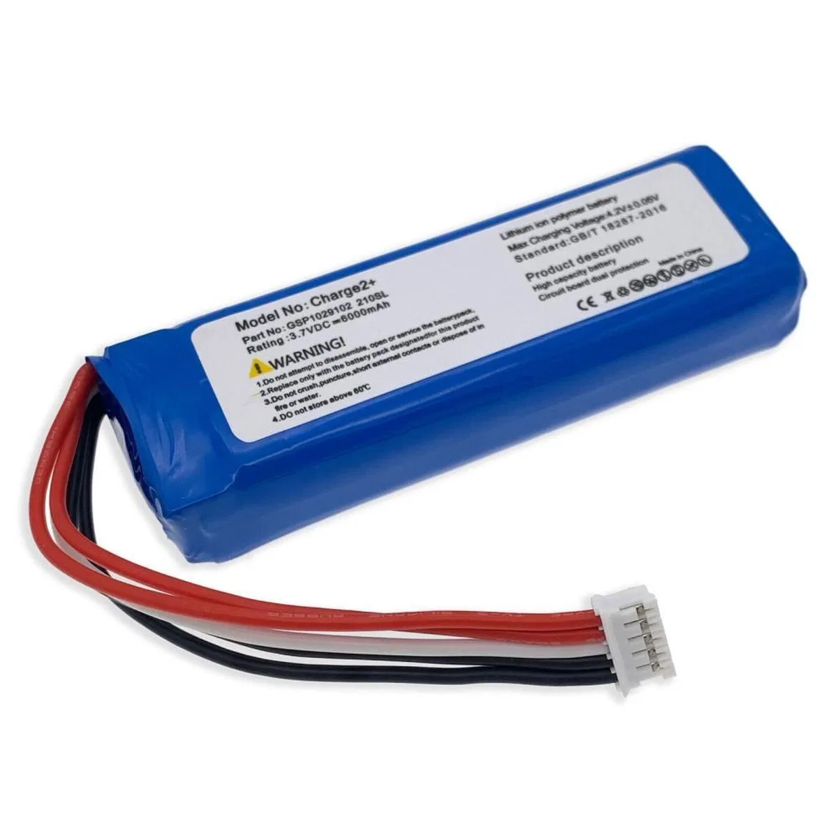 Sertec Jbl Charge 2 / 2+ Uyumlu 3. 7v 6000 Mah Soketli Batarya