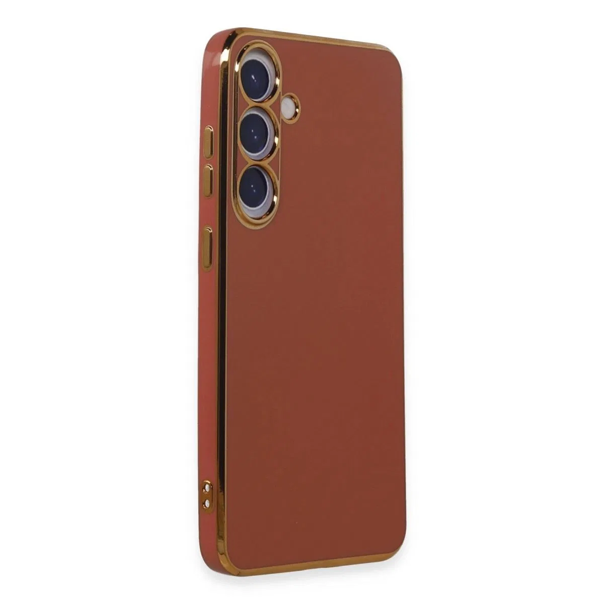 Samsung Galaxy S24 Plus Kılıf Volet Silikon - Kırmızı görsel 2