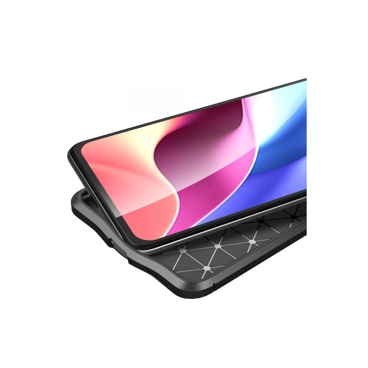 Xiaomi Poco F3 Kılıf Auto Focus Kapak - Kırmızı görsel 3