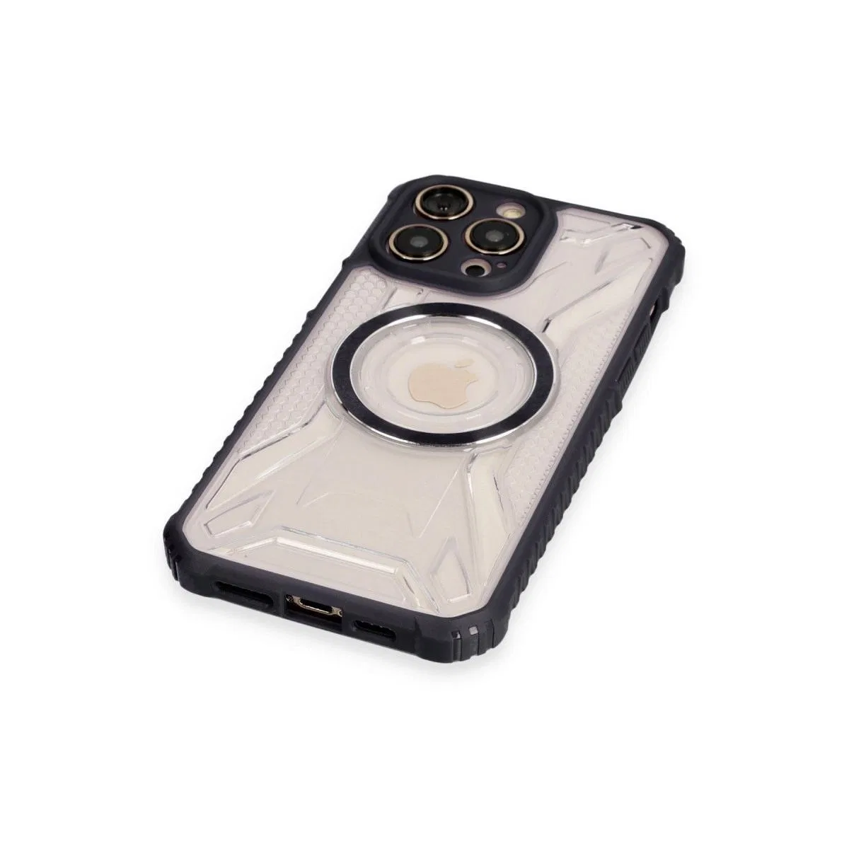 Apple İphone 12 Pro Kılıf Prag Magneticsafe Kapak - Siyah görsel 4