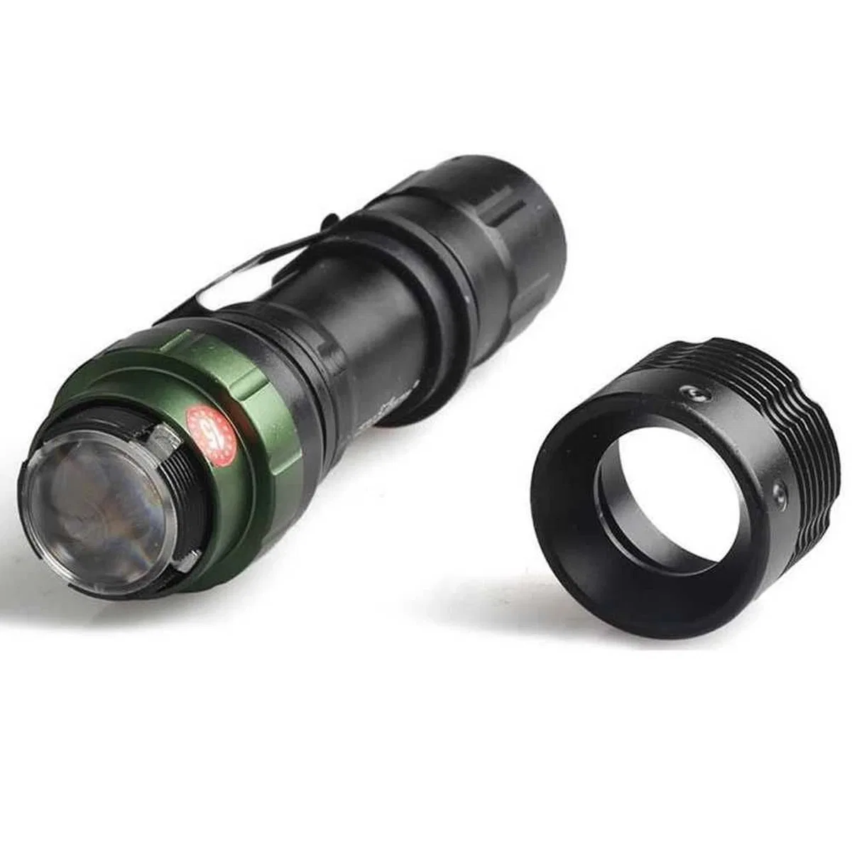 Black Wt-037-şarjlı Zoomlu Acil Durum Feneri görsel 2
