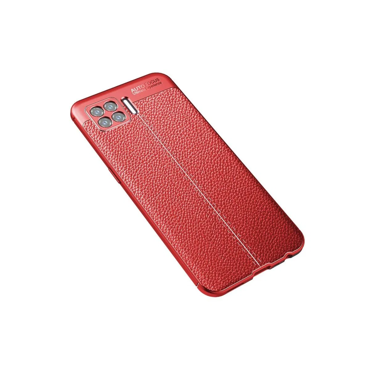 Oppo A73 Kılıf Auto Focus Kapak - Kırmızı görsel 2