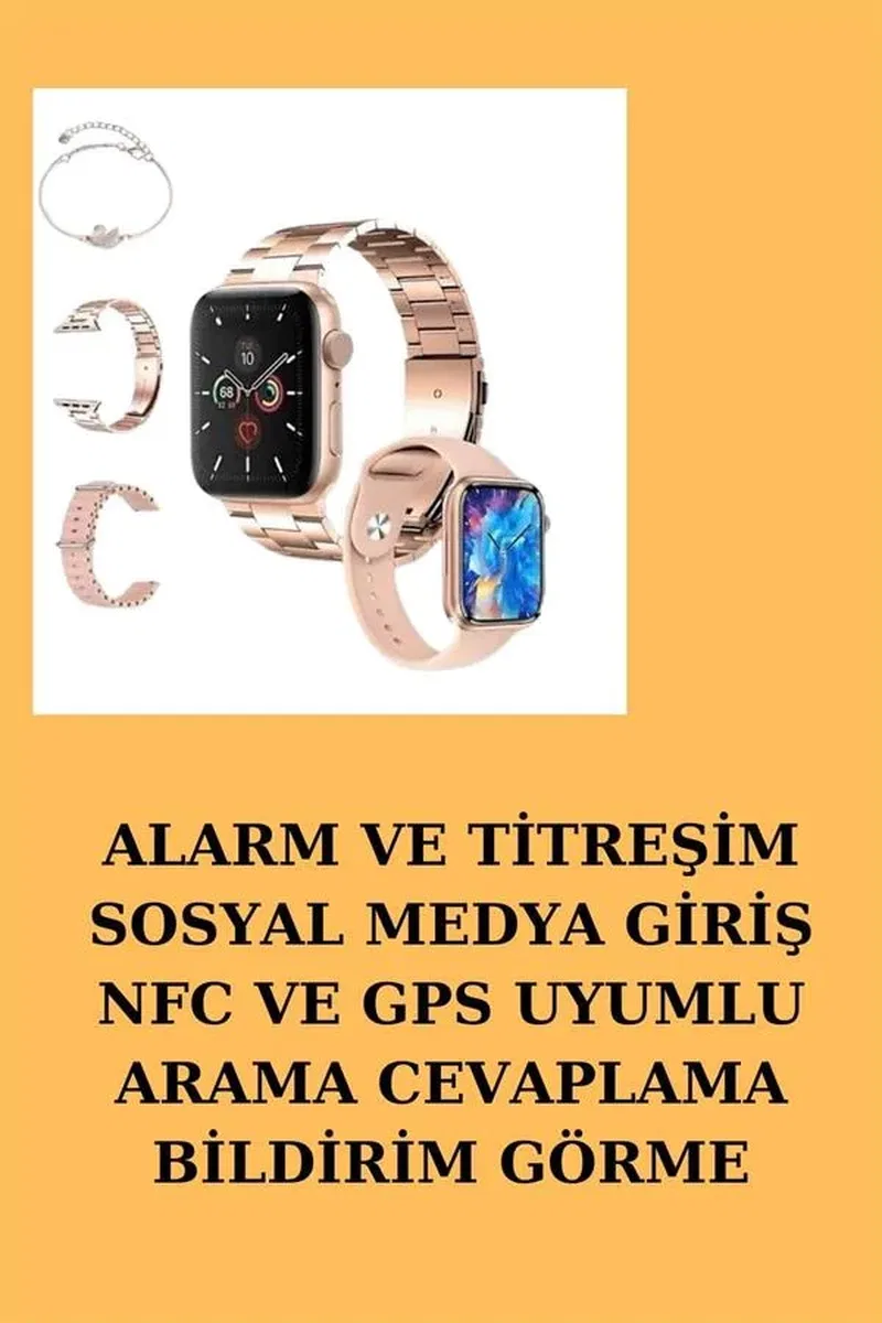 Powerbank Özellikli Bluetooth Kulaklık ve Nabız Ölçer Akıllı Saat Bileklik Hediyeli görsel 3