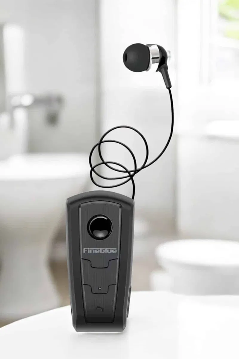 Makaralı Bluetooth Kulaklık Çağrı Cevaplama Kablolu Uzun Pil Ömrü görsel 3