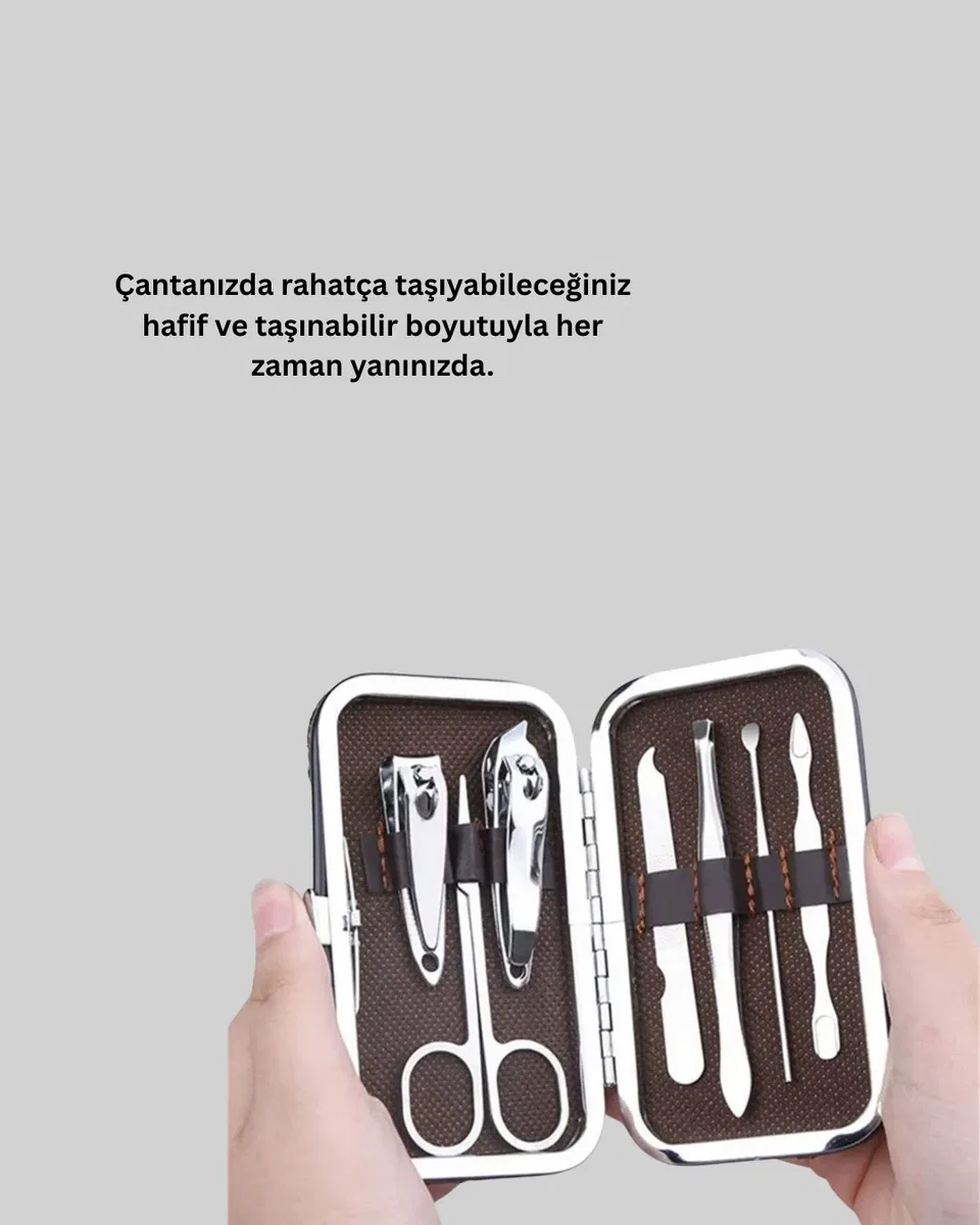 Taşınabilir Çantalı Çok Fonksiyonlu Bakım Seti görsel 2