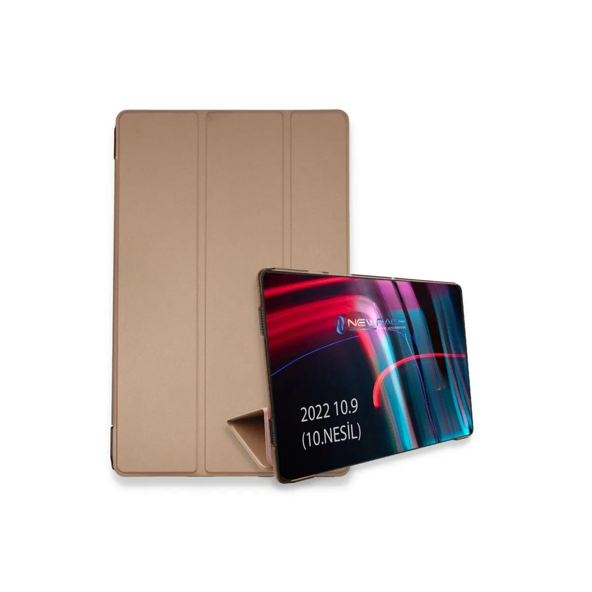 Apple İpad 2022 10. 9 (10. nesil) Kılıf Tablet Smart Kılıf - Rose Gold
