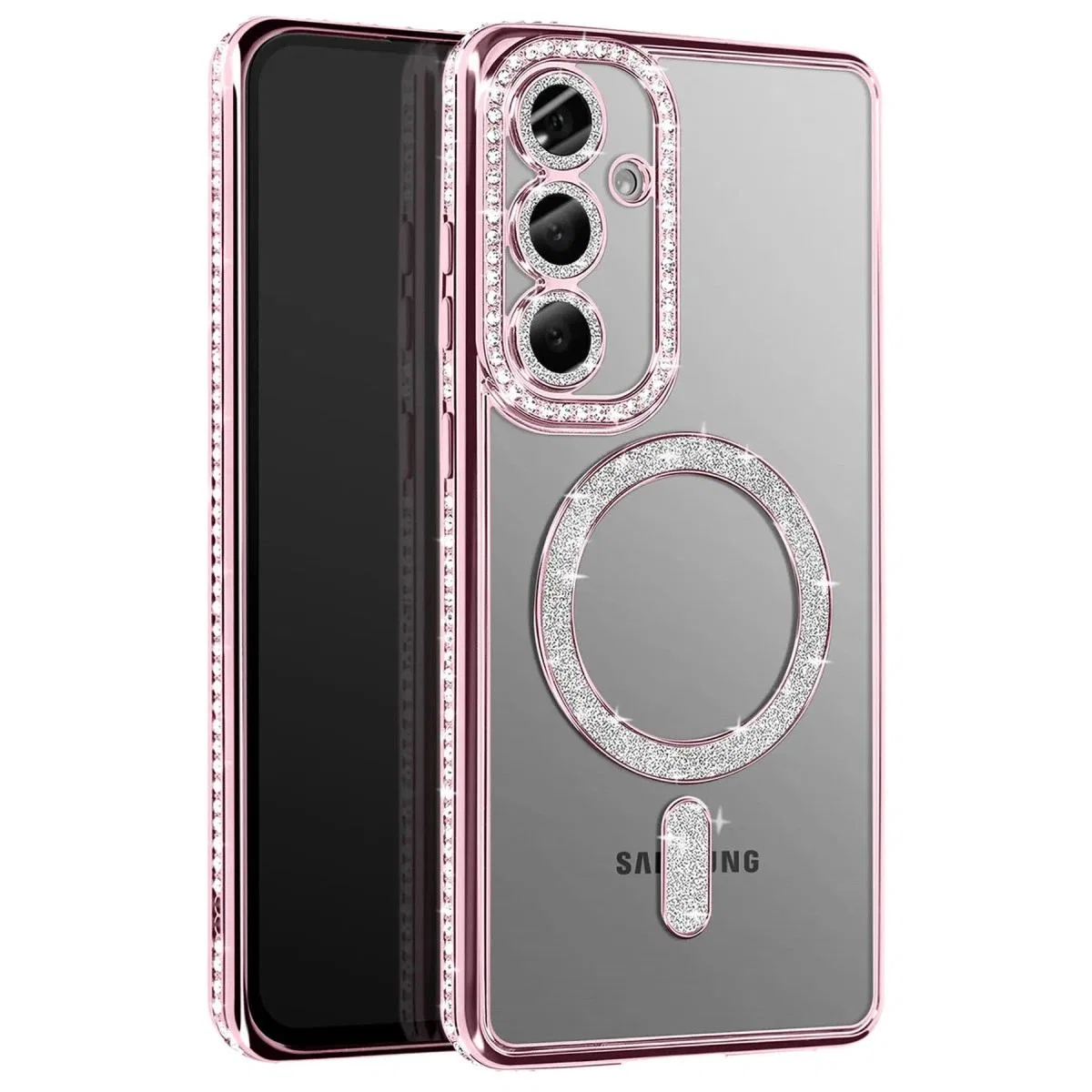 Joko Samsung Galaxy S26 Plus Joke Simli Magneticsafe Kılıf - Pembe