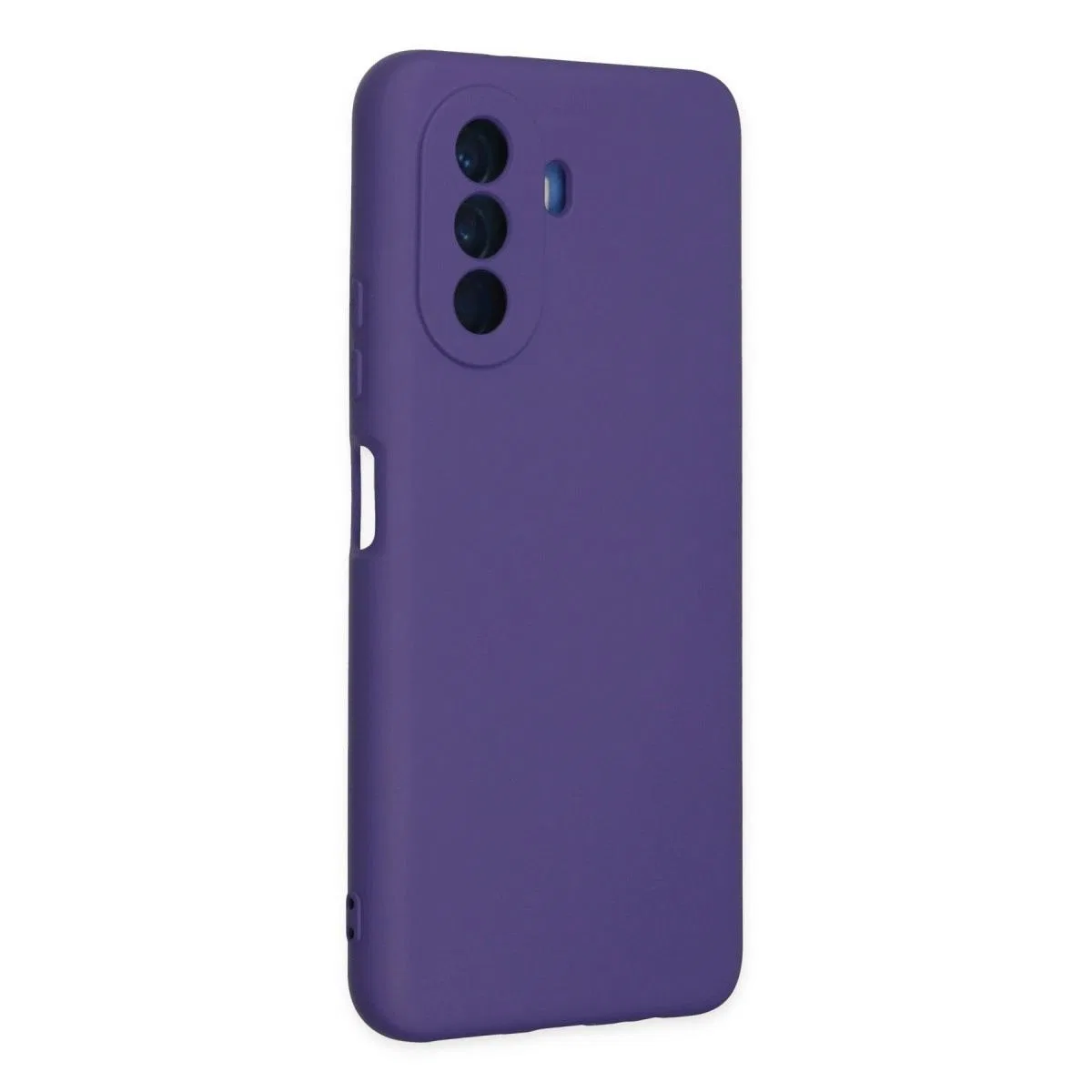 Huawei Nova Y70 Kılıf Nano İçi Kadife Silikon - Mor görsel 2