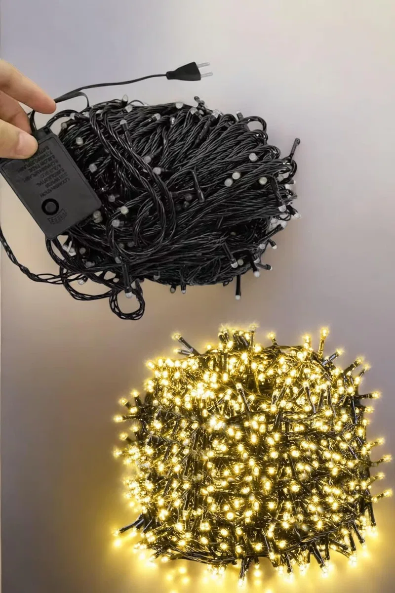 10 Metre Led Işık Saçaklı Dekoratif Şerit Led görsel 3