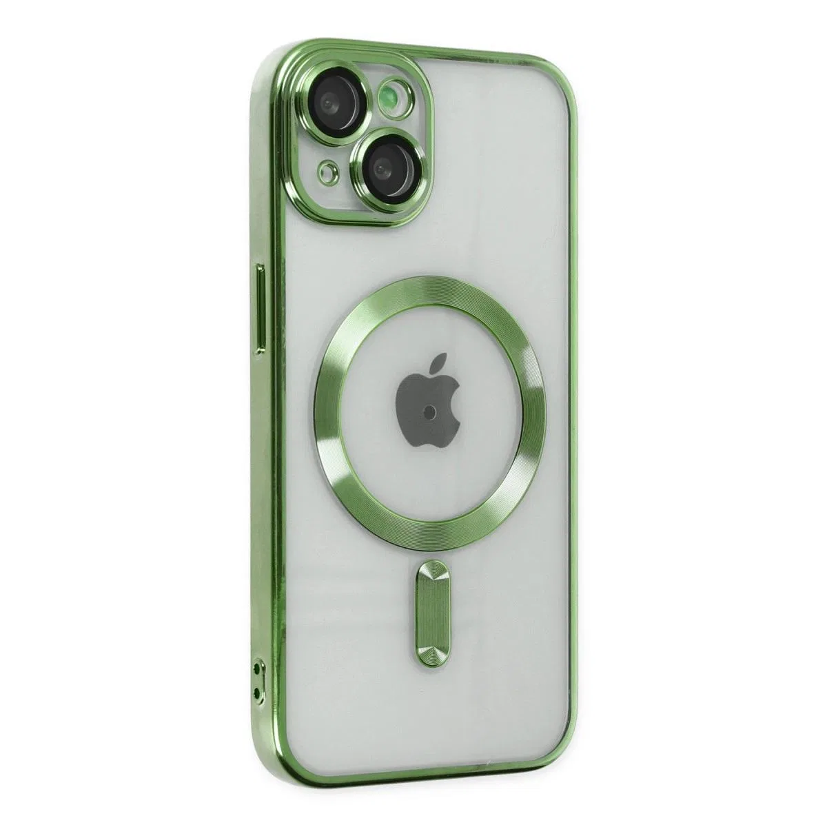 Apple İphone 14 Kılıf Kross Magneticsafe Kapak - Koyu Yeşil görsel 2