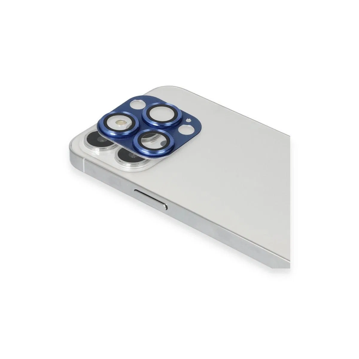 Apple İphone 13 Pro Max Pers Alüminyum Kamera Lens - Lacivert görsel 2