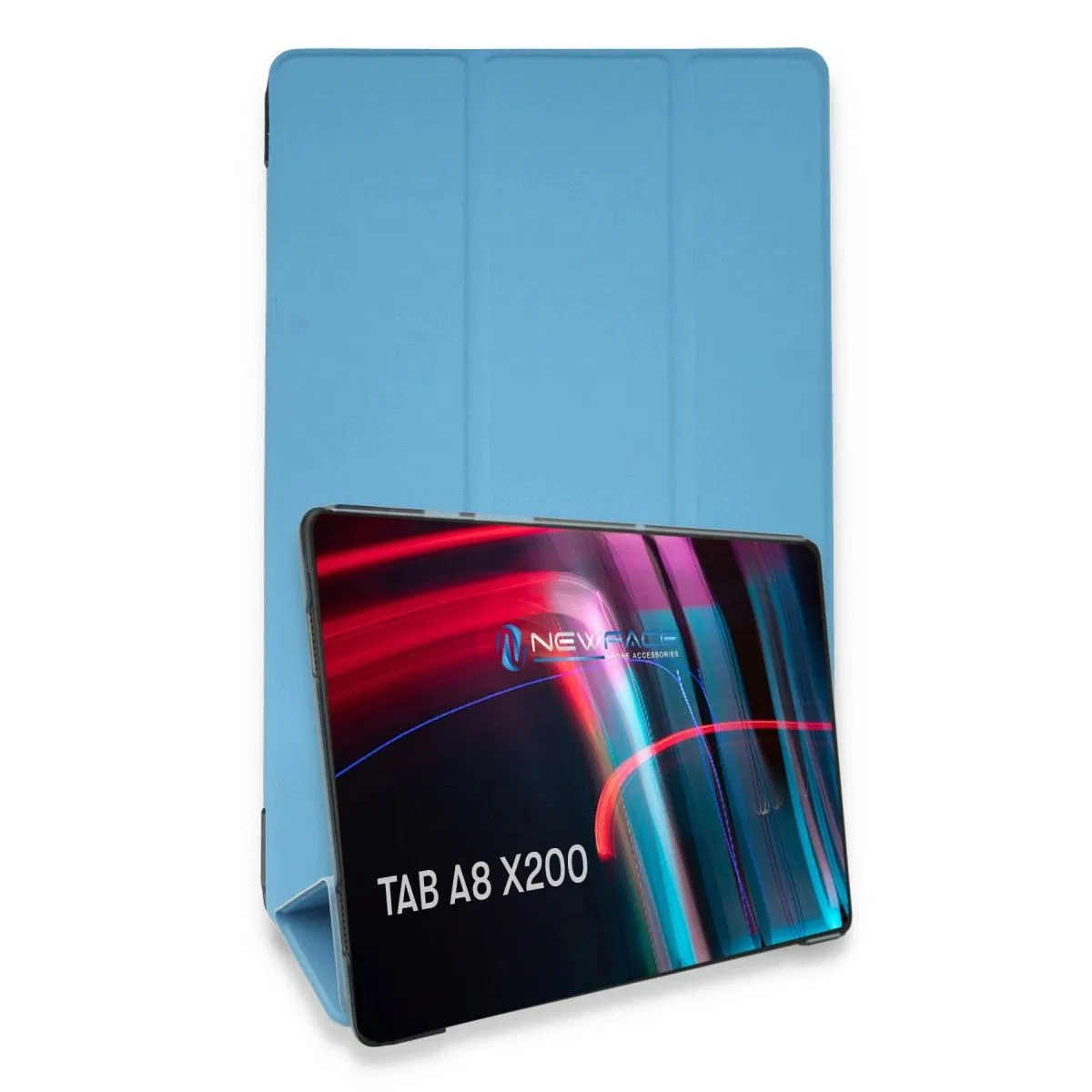 Samsung Galaxy X200 Tab A8 10. 5 Kılıf Tablet Smart Kılıf - Mavi