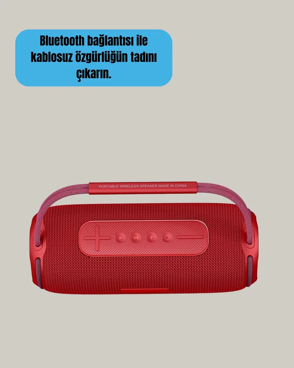 20W Kablosuz Bluetooth Hoparlör RGB Işık Efektli USB/SD/AUX Destekli görsel 3