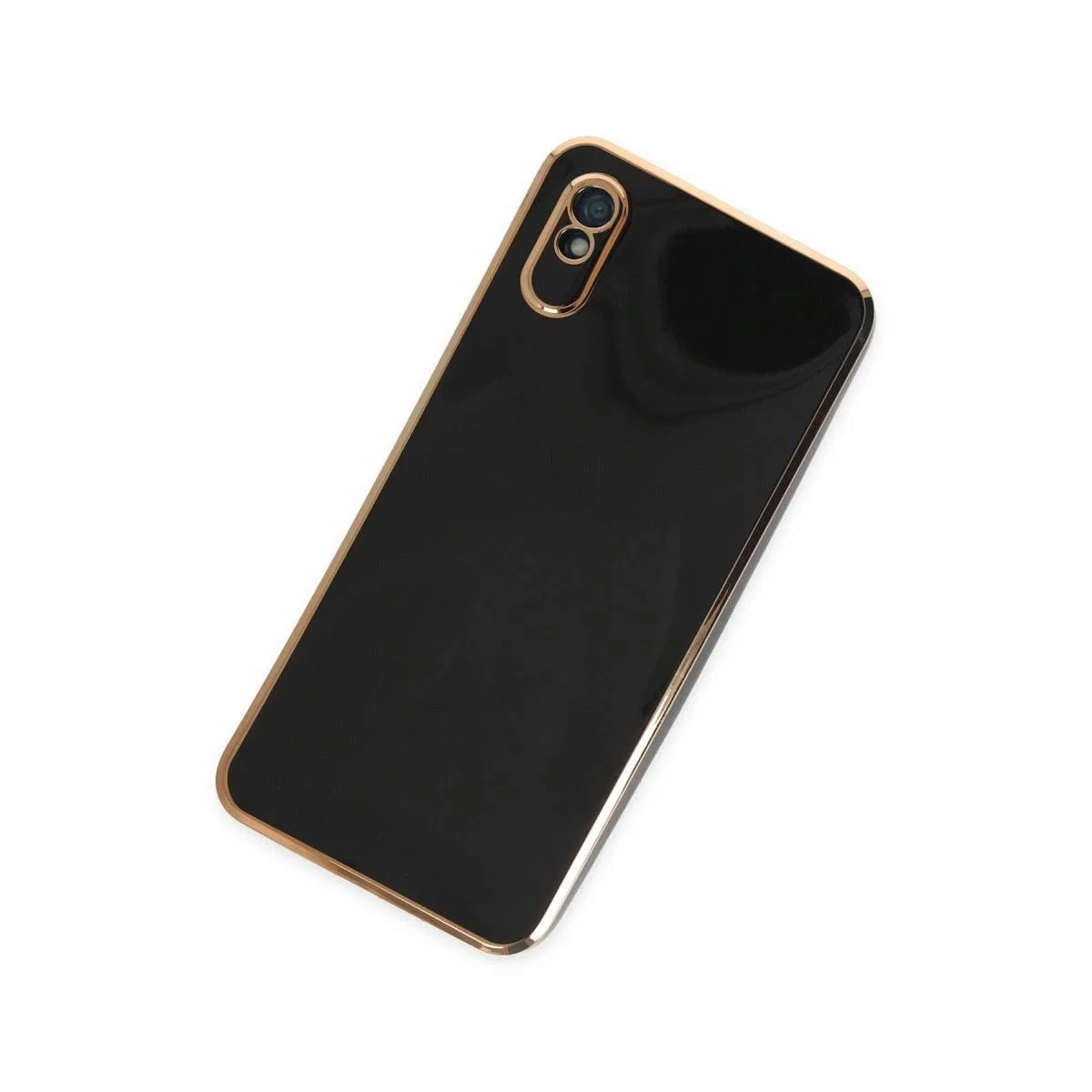 Xiaomi Redmi 9a Kılıf Volet Silikon - Siyah görsel 3