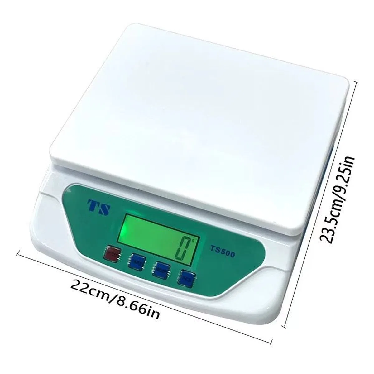 Ts-500 Dijital Terazi - Lcd Ekran, Dara Alma, Sayım Fonksiyonlu, Yüksek Hassasiyetli Tartım Cihazı görsel 2