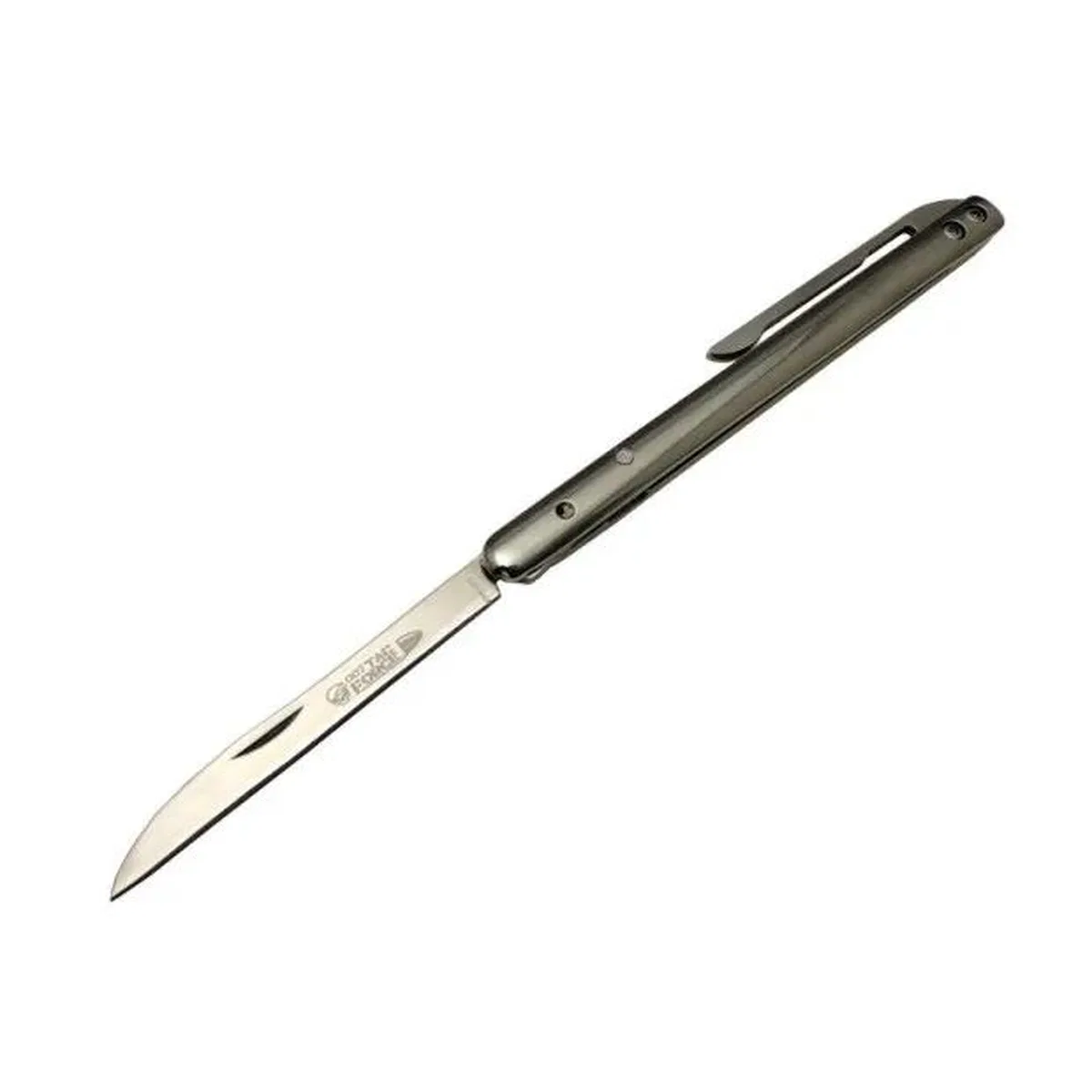İnce D2 Çelik Çakı 18 Cm, Metal Sap