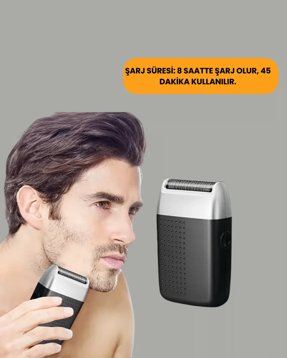 Evde Kuaför Konforu: USB Şarjlı Saç ve Sakal Kesme Makinesi görsel 4